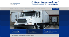 Desktop Screenshot of gilbertintl.com