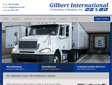 Tablet Screenshot of gilbertintl.com